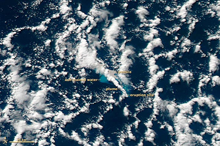 Source of Mysterious Pumice 'Raft' in Pacific Found, NASA Says